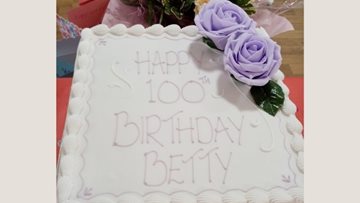 Amazing Betty turns 100 at Lincolnshire care home